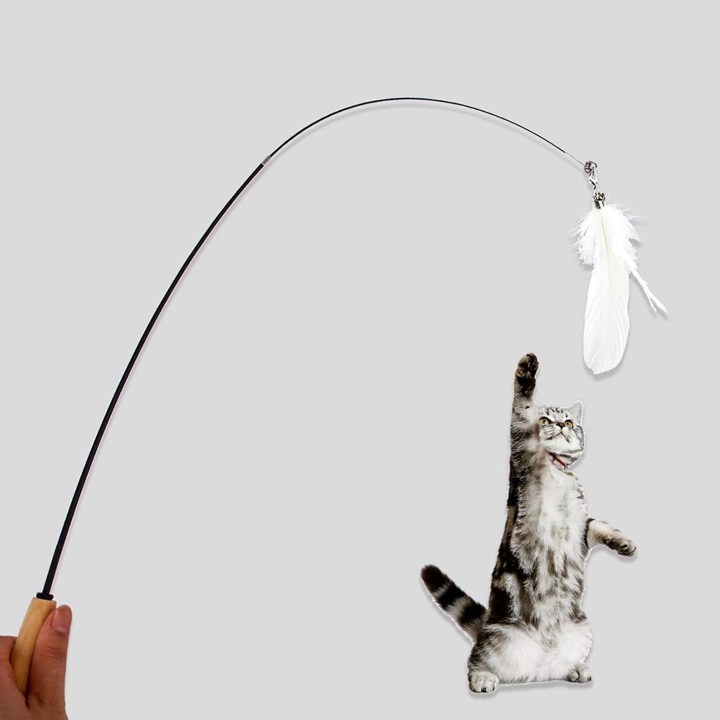 Cat Toy Interactive Toy Soft Feather And Cat Feather And Bell Toy