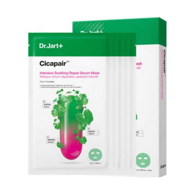 

Dr.Jart+ Cicapair Интенсивная успокаивающая восстанавливающая сывороточная маска 25 г × 5