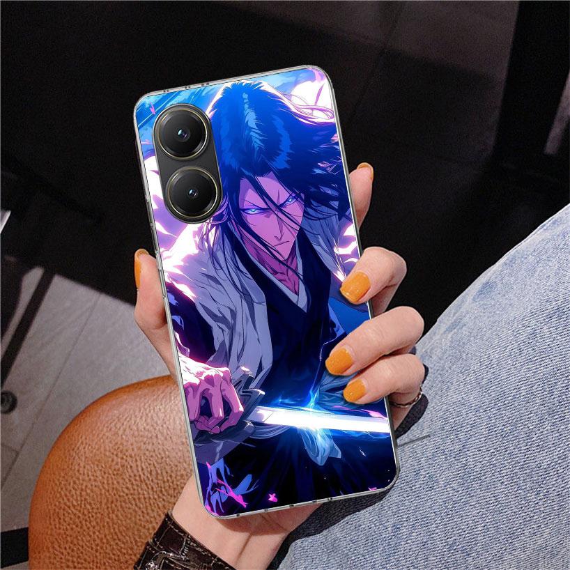 

Bleach Kuchiki Byakuya Phone Case For Xiaomi Poco X7 X6 X5 Pro F7 Ultra Redmi 15C 15 13C 13 12C 12 10 10A 10C 9 9A 9C 9T Cover P Xiaomi Poco M7 4G