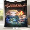 Retro Z-Zelda Cartoon Link Games Flannel Blanket,Ultra Soft Warm Plush Throw for Home Bedroom Bed Sofa Cover Camping Picnic Kid
