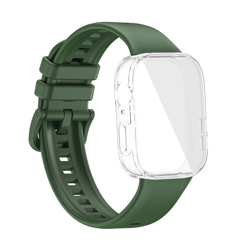 Für Huawei Watch Fit 3 Armband Weiches Silikon Sportuhrband + TPU Weiche Hülle Atmungsaktives Smartwatch Armband Für Huawei Fit3 Correa