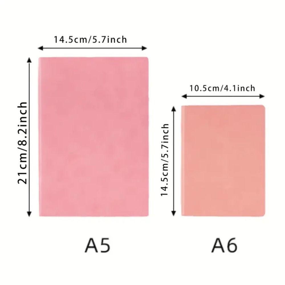 200 Pages Work Meeting Record Book Thickened A6/A5 Students Notebook  Writing Notepad