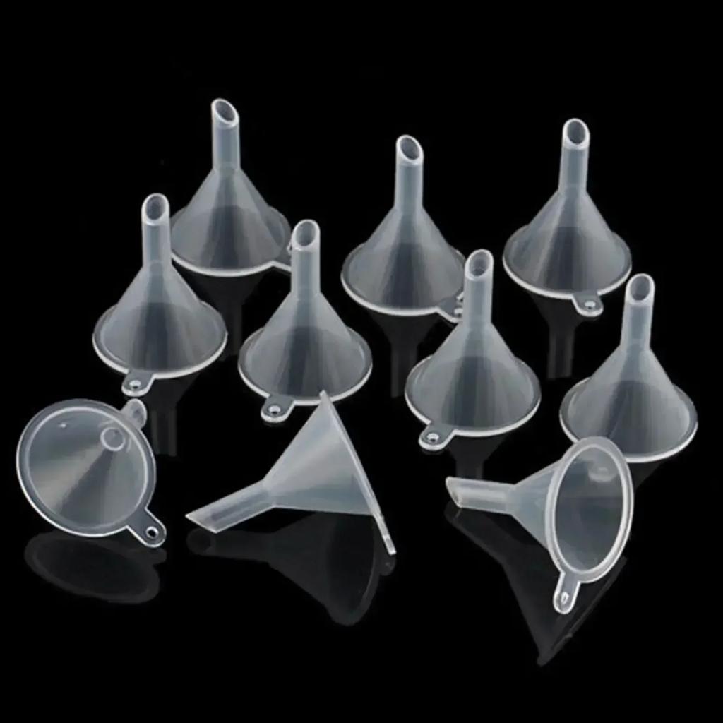 Mini Transparent Funnel Small Mouth Liquid Oil Hopper Plastic Gadgets Home Kitchen School Laboratory Experimental Supplies Tools