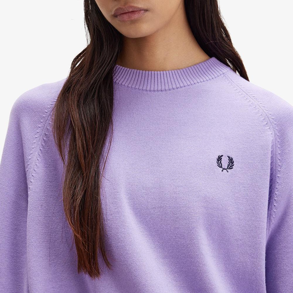 FRED PERRY [Womens] Crew Neck Merino Wool Knit (X19) Afpf2432117-X19
