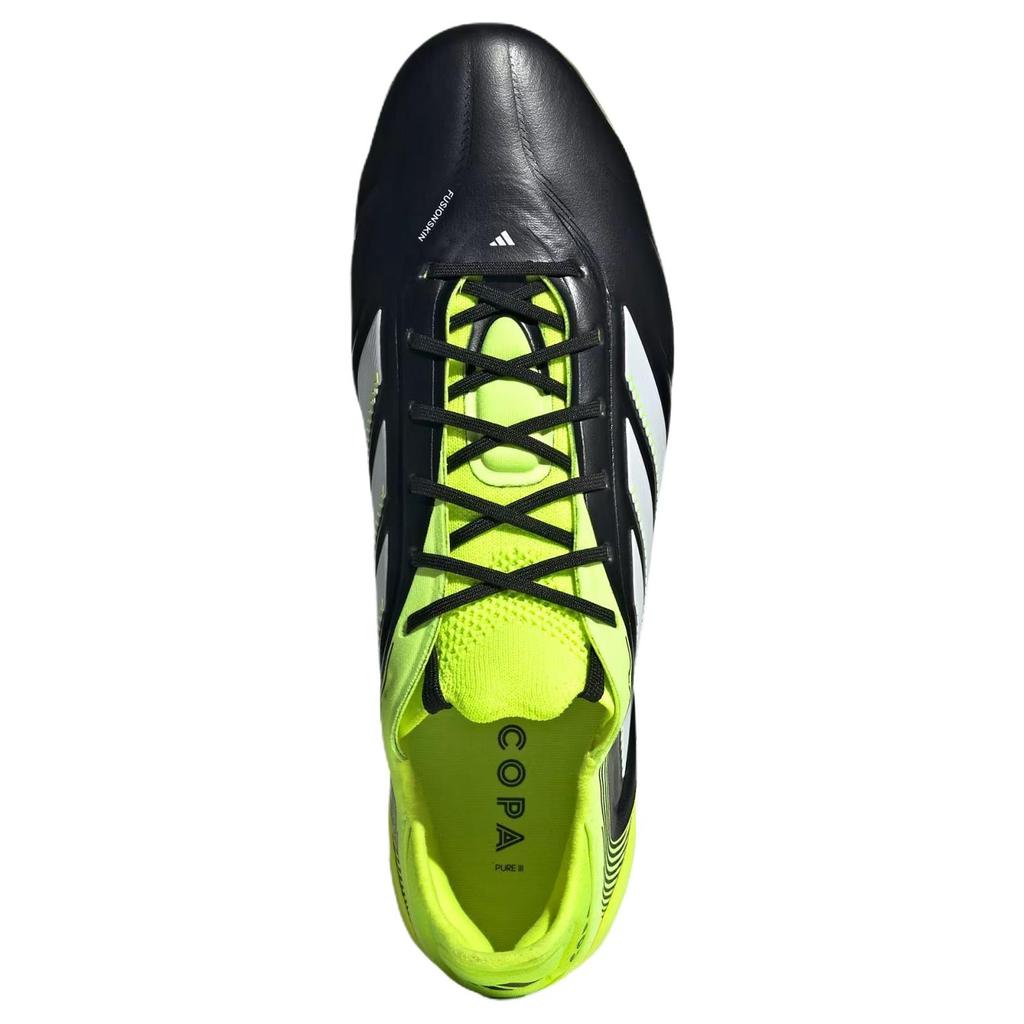 adidas Copa Pure 3 Comfortable Fashion Durable Artificial Turf Football Shoes Unisex Football Shoes Black Yellow JR2823