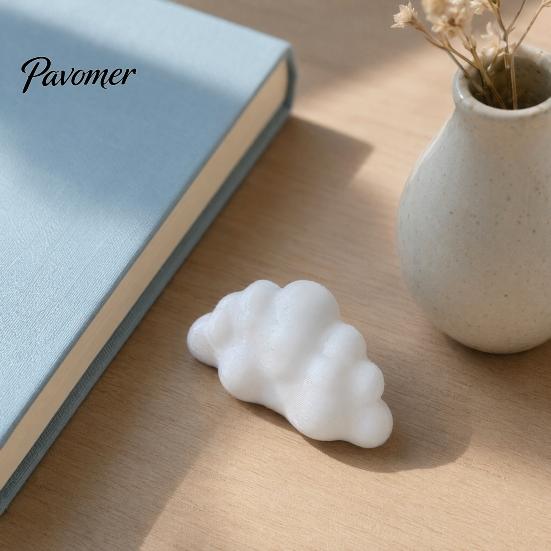 Office Desk Photo Holder 5Pcs 3D Printed Stand, Decorative Display Rack, Lovely Cloud Shape Picture Small Easel for Photos Leaf Artwork Hand Paintings