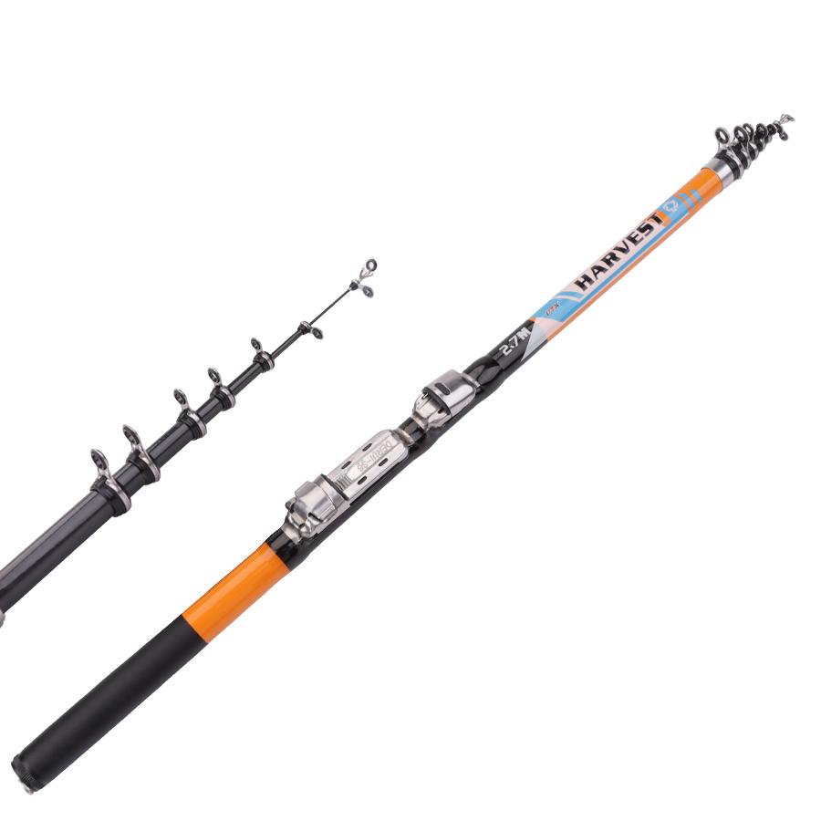 FTK Rock Fishing Rod Carbon Ultra-Hard Short Section Rock Fishing Rod Hand/Sea Dual-Purpose Rod Floating Yellow Spring Rod