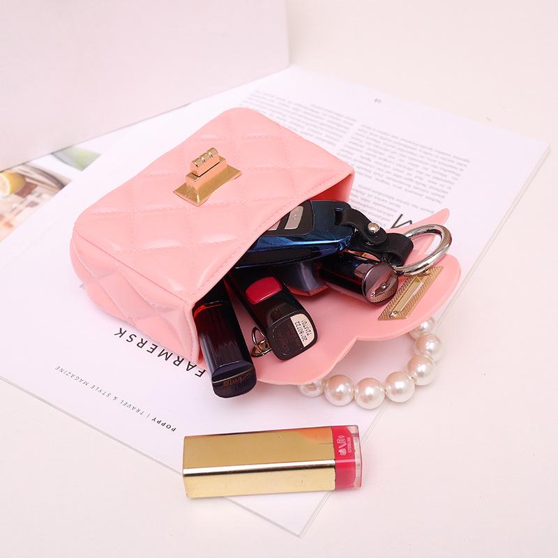2023 Pearl Chain Jelly Handbag - Fashionable Ladies' Small Bag