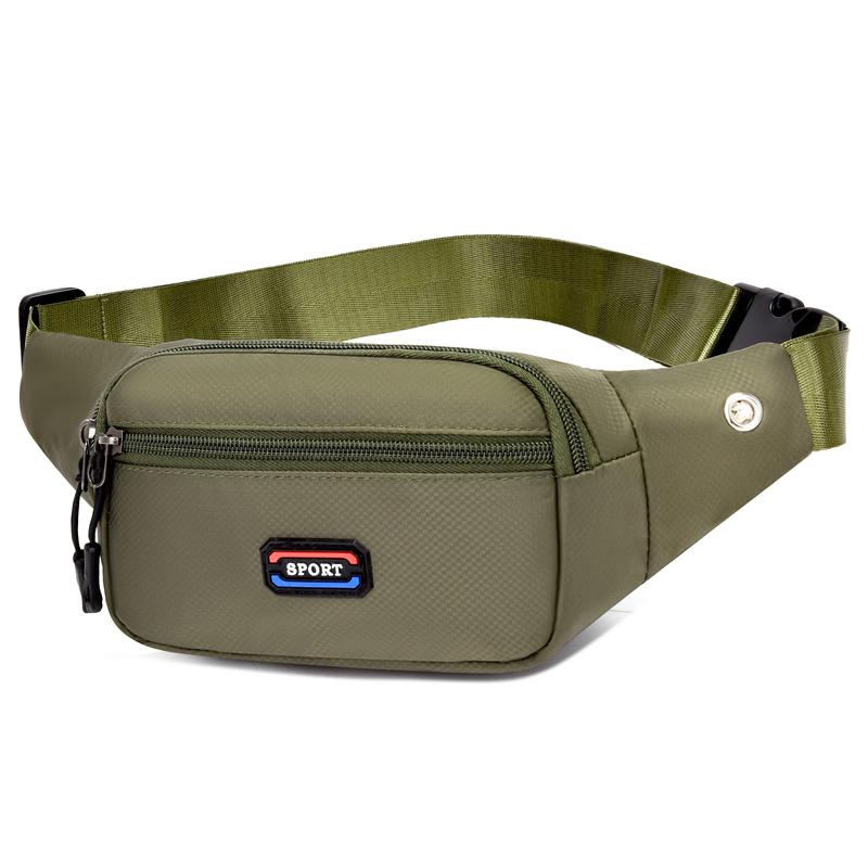 Поясная сумка Многофункциональная нагрудная сумка для унисекс для активного отдыха большая вместимость спортивная сумка через плечо зелёный 980₽