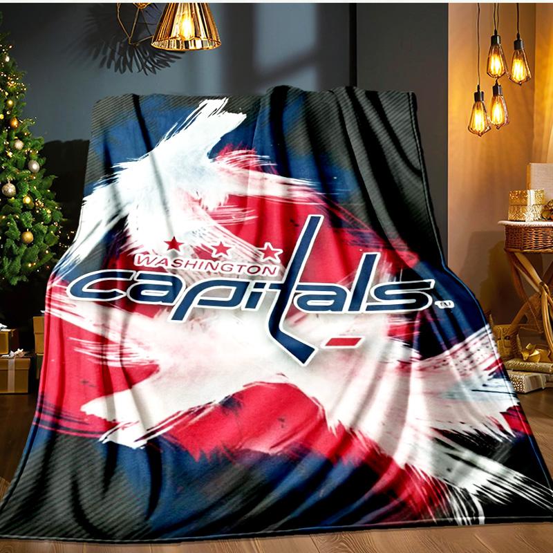 Washington Team Spirit Blanket Flannel Throw for Sofa, Indoor, Camping, Living Room, Office, Chair, And Bed Soft Birthday Gift