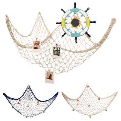 Decorazione Rete da Pesca Arte da Parete Rete da Pesca in Cotone Immagine Appeso a Parete Rete da Pesca per Festa a Tema Hawaiano Decorazione Festa Sotto il Mare