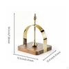 Napkin Holder with Wood Base Decorative Tabletop Tissue Compact for Countertop, Entryway,