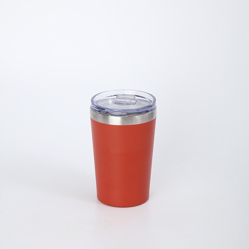 Bunter 12oz Isolierter Becher, 304 Edelstahl Vakuumbecher, Auslaufsicherer Reisebecher mit Deckel für Auto & Kaffee