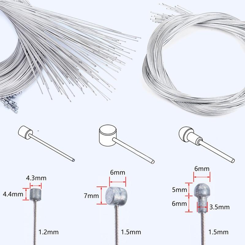 Cycling Brake Derailleur Cable Road 1.2*2000mm Sets