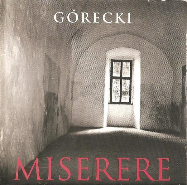 CD HENRYK GÓRECKI - Miserere 7559793482 Elektra Nonesuc 1994 Europe Classical Used