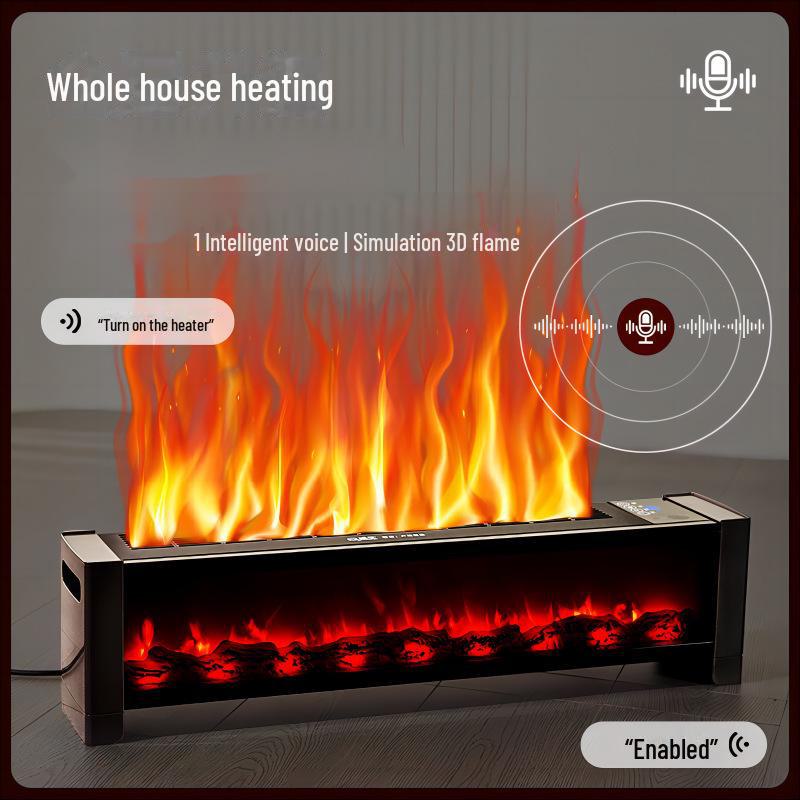 Popular Energy-Saving Voice-Control Skirting Board Heater: Fast-Heating Electric Floor Heater for Home