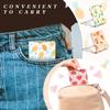 Compact Mirrors Small Pocket Fruit Design Mini Magnifying Portable Makeup Compact Pu Leather Double Sided Pocket Mirror for Wom