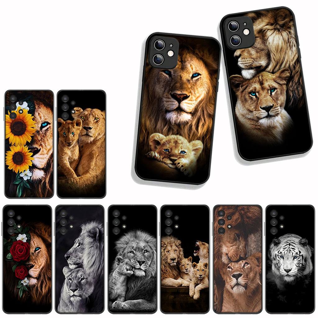 for OPPO A18 A16 A17 A38 A54 A40 A60 A80 A78 A79 A57 A55 A96 A15 A12 a53 Phone Cover Case Art Lion