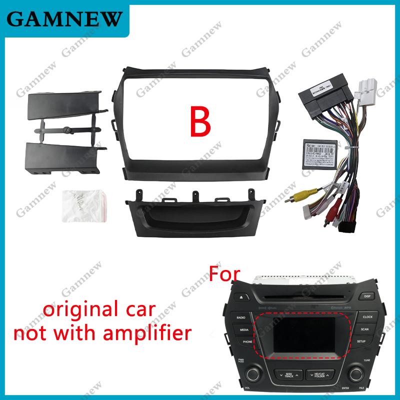 9 Inch Car Frame Fascia Adapter Canbus Box Android Radio Dash Fitting Panel Kit For Hyundai IX45 SantaFe Santa Fe 2012-2017