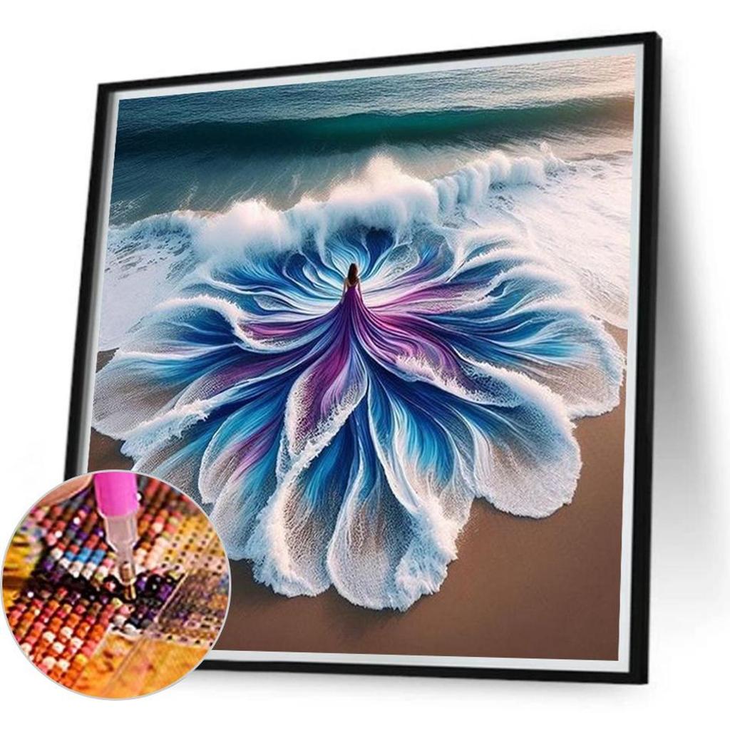 5D DIY plná kulatá vrtačka Diamond Painting Girl Kit Home Decor Art Craft