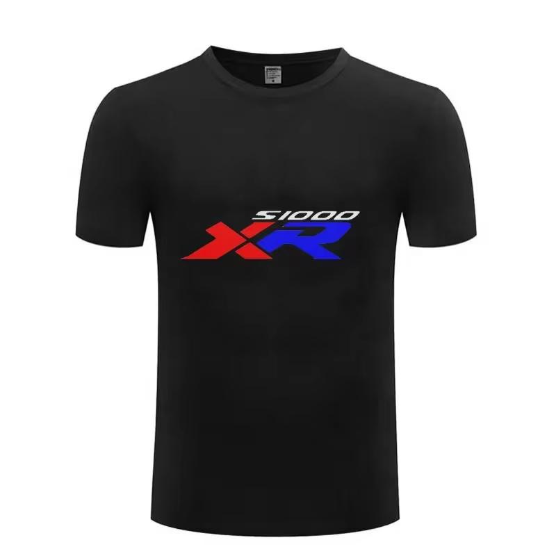 High Quality S1000XR T Shirt Men Print New LOGO Tee Cotton Summer Short Sleeve Round Neck Tops Casual Clothing Unisex Oversized