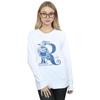 Harry Potter Womens/Ladies Ravenclaw Glitter Sweatshirt