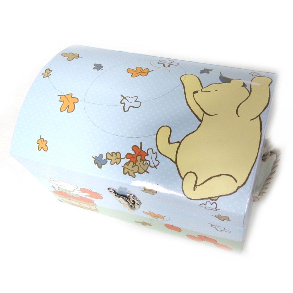 Winnie l'Ourson [N0908] - Set of 5 Dome Trunks 'Winnie the Pooh' Blue Yellow