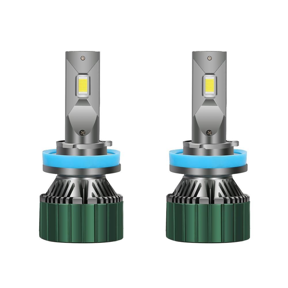 Car LED Headlight High Power Canbus Turbo Lamp with External Drive 6000K Car Light DC12V H1 H4 H7 H11 9005 9006 9007 H13
