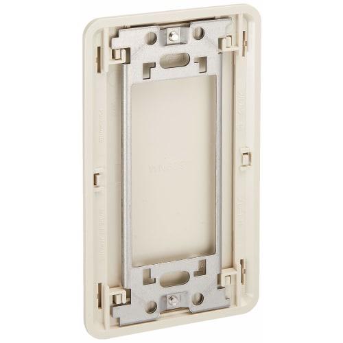 Panasonic Modern Cover Plate with Mounting Frame Milky White /P WN6091WP