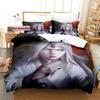 Kaguyas Otsuki Red Quen Beding Set Single Twin Ful Quen King-Sized Dimensionsd Dimensions Bed Linen Set Aldult Kid Bedrom Duvetcover Sets Anime Bed