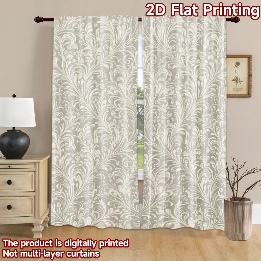 2D flat Photography Backdrop Popular Backdrop Floral Swirls (2) 100% Polyester Anniversary Perfect for Suitable for various