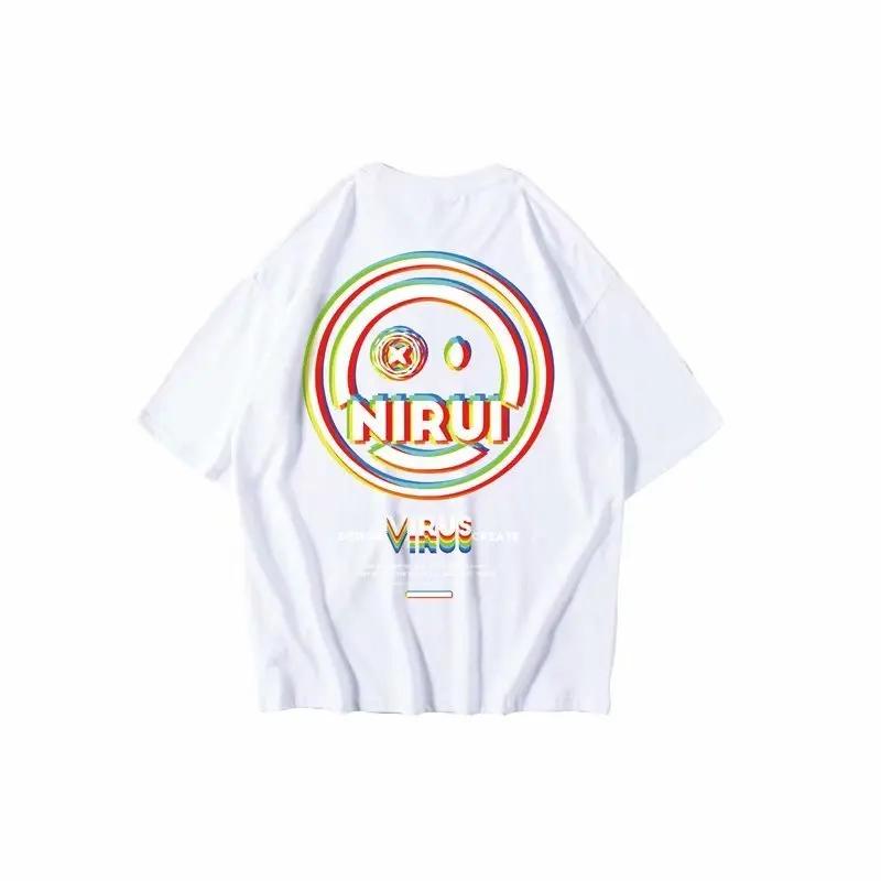 

Летняя новая повседневная свободная футболка с короткими рукавами, мужская модная свободная футболка с принтом, большой размер 8XL, хип-хоп, парная одежда, короткий рукав, хлопковый топ XXXXXL золотой