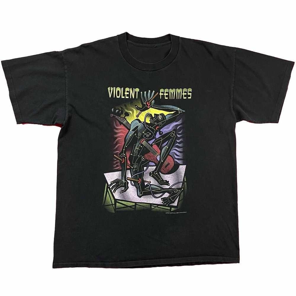 Vintage 1994 Violent Femmes Rock Band Tour Dates T-Shirt UR011 FREE SHIPPING S