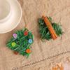 2 Pcs Buttons Christmas Decoration Accessories Christmas Tree Pendant Mini Christmas Tree  Home