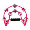 Kulaté perkuse Double Row Handbell Tamburine Double Half Moon Hand Rattle Ktv Camping Party Music