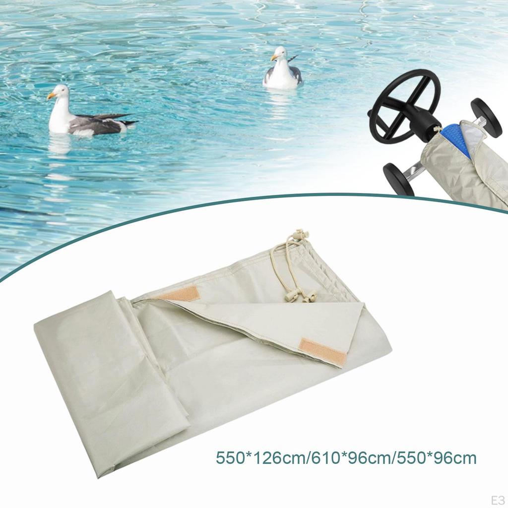 Cover for Solar Pool Reel, Waterproof, with Fastener, Oxford Winter Storage, Dustproof