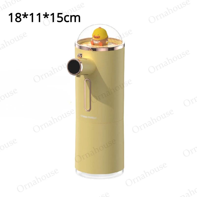 Intelligent Sensor Soap Dispenser Foam Washing Mobile Phone Cute Cartoon Little Yellow Duck Washing Mobile Phone Home