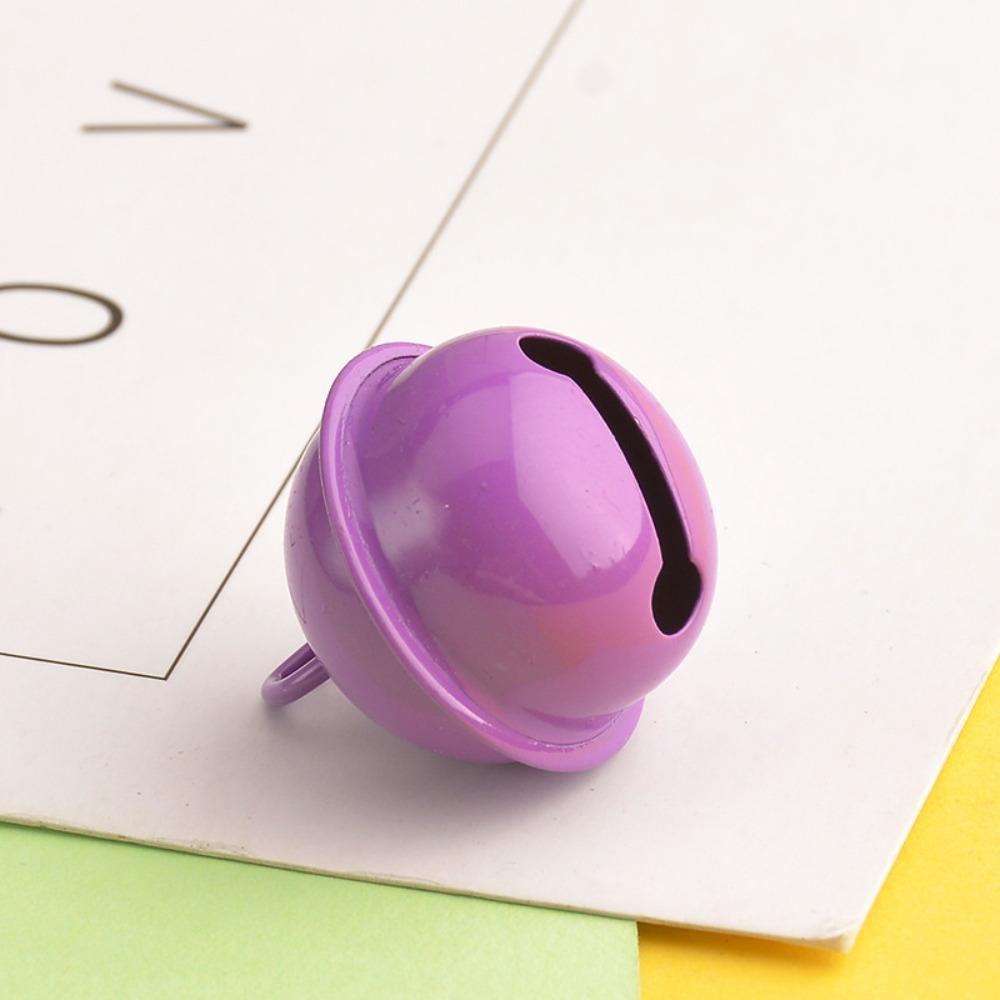 5pcs Candy Color Jingle Bells Metal Beads 18mm Metal Bell Ring Pendant  Keyring