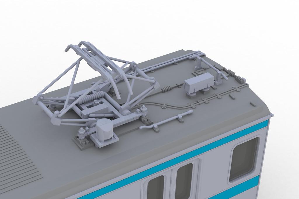 PLUM JR East 209 Series DC Train Type Keihin Tohoku Color Moha 208 Display Model Unpainted Plastic Kit PP178 Plakit-Extra 1/80 209/Moha