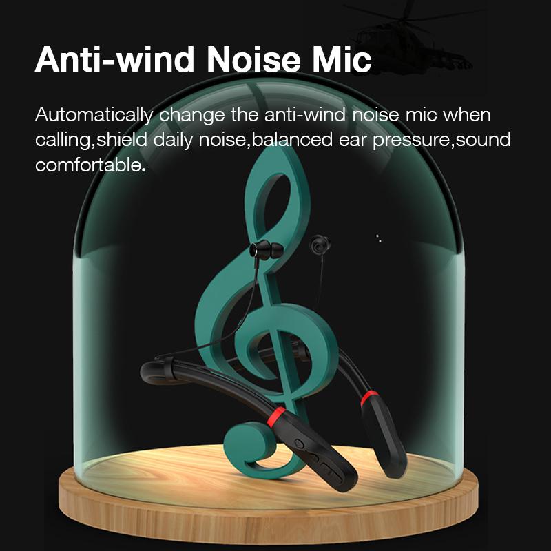  200 Hour Playback Bluetooth Earphone Bass Wireless Headphones Neckband Bluetooth Earphone with Mic Sport Music Stereo