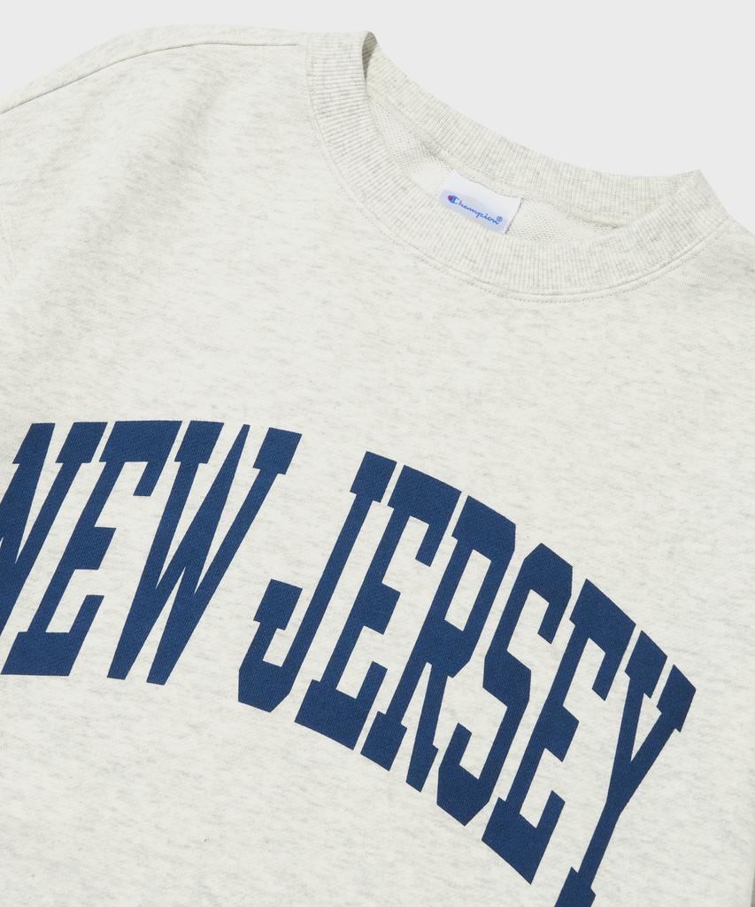 CHAMPION New Jersey Cvc Crewneck Sweatshirt Cream
