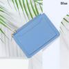 Women Mini Coin Purse PU Leather Short Wallets Card Holder Fashion Zipper Pouch Girls Money Bag