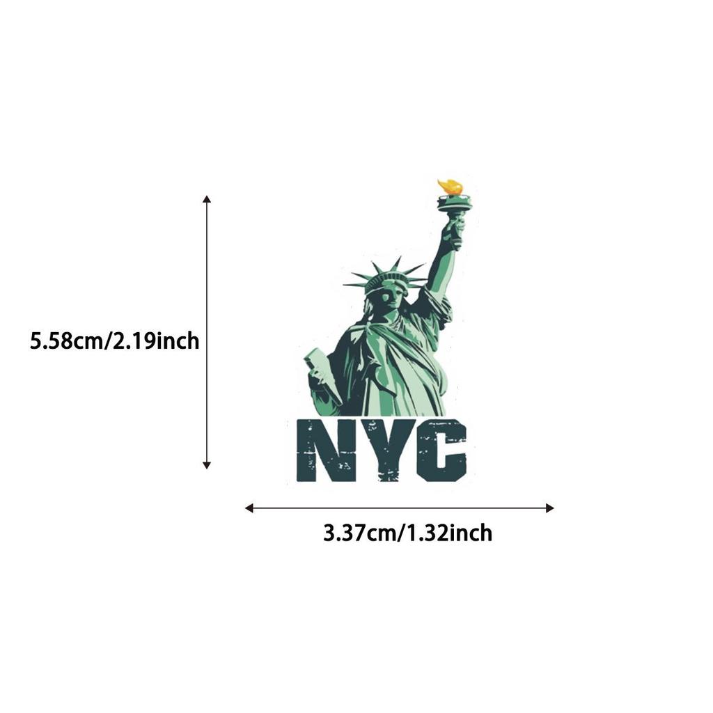 51 World Landmark Stickers for DIY Notebook & Luggage Decoration