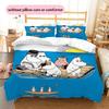Moomin Pattern Bedding Home Decoration Birthday Gift ( 1 duvet cover + 2 pillowcase, without core),fan merchandise.
