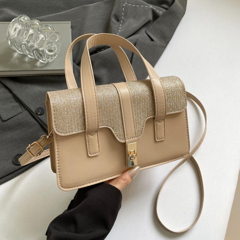 

Summer new high-value portable handbag commuter women s shoulder messenger bag foreign-style simple bag хаки