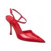 Erula Leather Pump Red