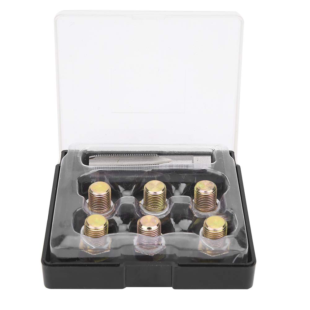 Thread Repair Kit, Oil Drain Plug Tap Set M13 X 1.25mm for Automotive Threading Tools, Gearbox Repair with Sump, Universal Fitment