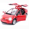 1:32 Scale Model X Alloy Diecast Toy Car, Pull Back Vehicle Door Opening with Sound and Light for Kids Adults Gift Collection