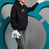 Li-Ning X Disney Kung Fu Mickey Joint Hoodie Men Tops Black AWDQB74-3
