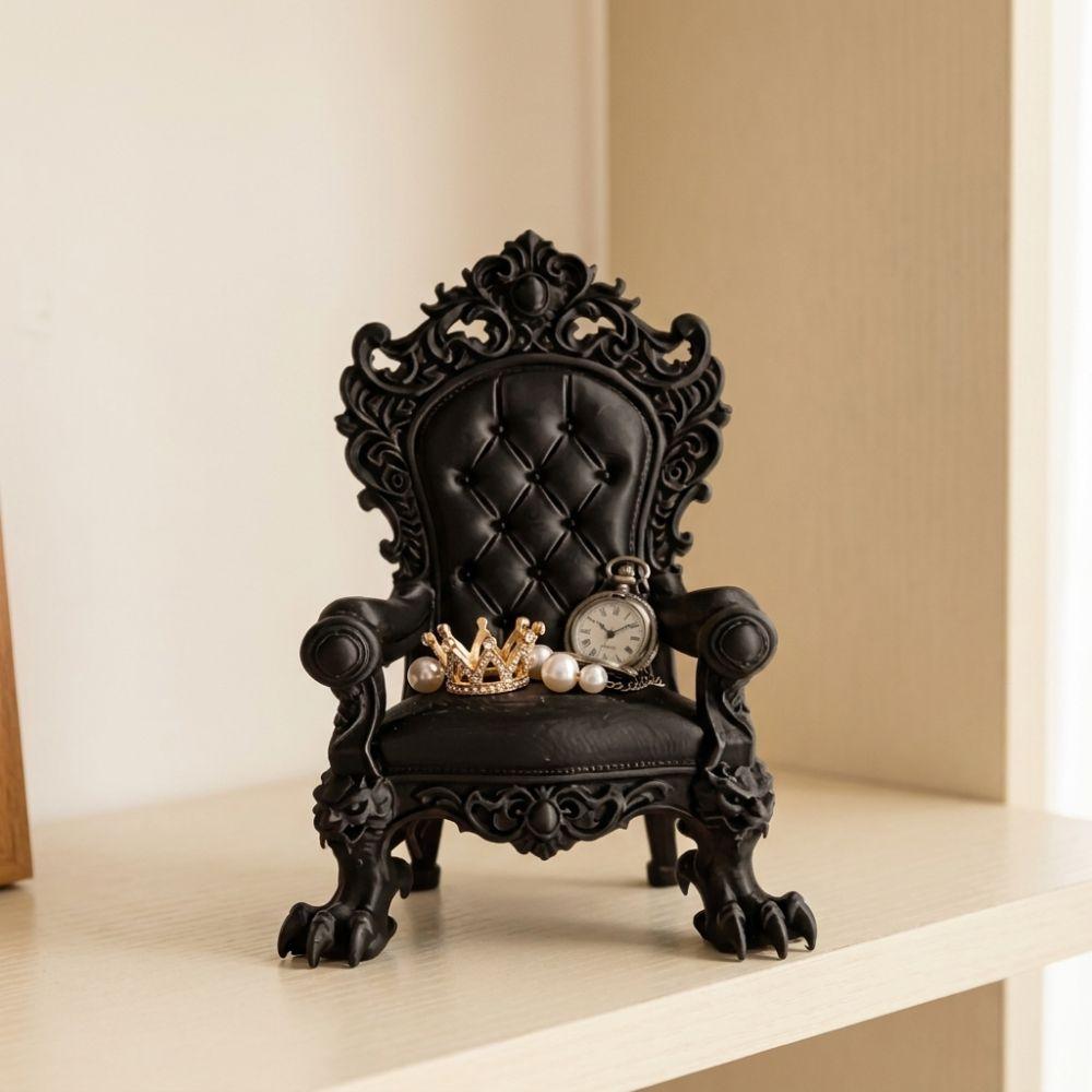 3D Printed Luxury Throne Stand Dark Style Figure Throne Seat  Figure Collectors